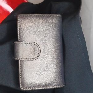 👌Gray Leather Bifold Wallet